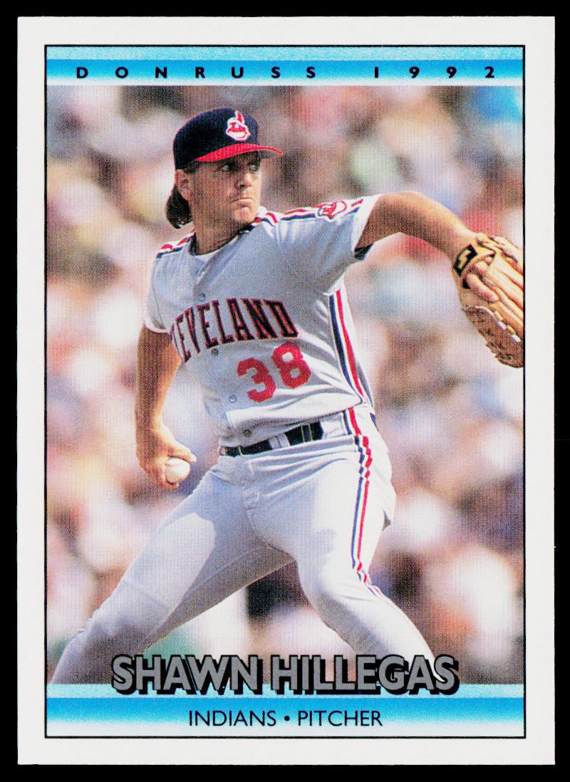 Shawn Hillegas 1992 Donruss #72 Cleveland Indians