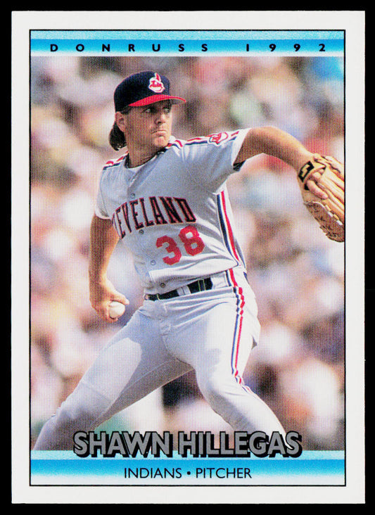 Shawn Hillegas 1992 Donruss #72 Cleveland Indians