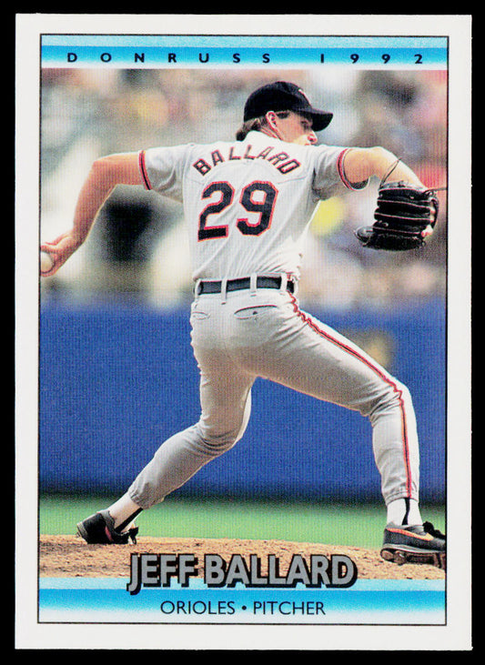 Jeff Ballard 1992 Donruss #74 Baltimore Orioles