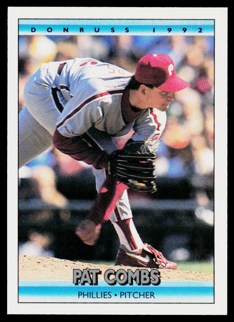 Pat Combs 1992 Donruss #76b Philadelphia Phillies