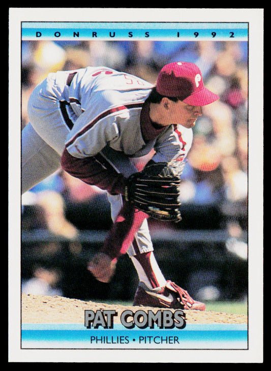 Pat Combs 1992 Donruss #76b Philadelphia Phillies