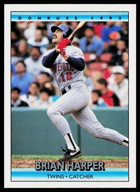 Brian Harper 1992 Donruss #83 Minnesota Twins