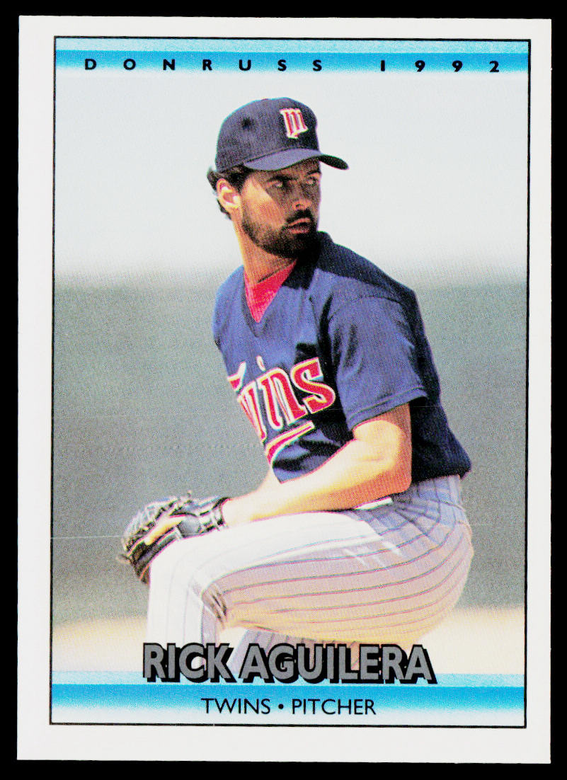 Rick Aguilera 1992 Donruss #95 Minnesota Twins