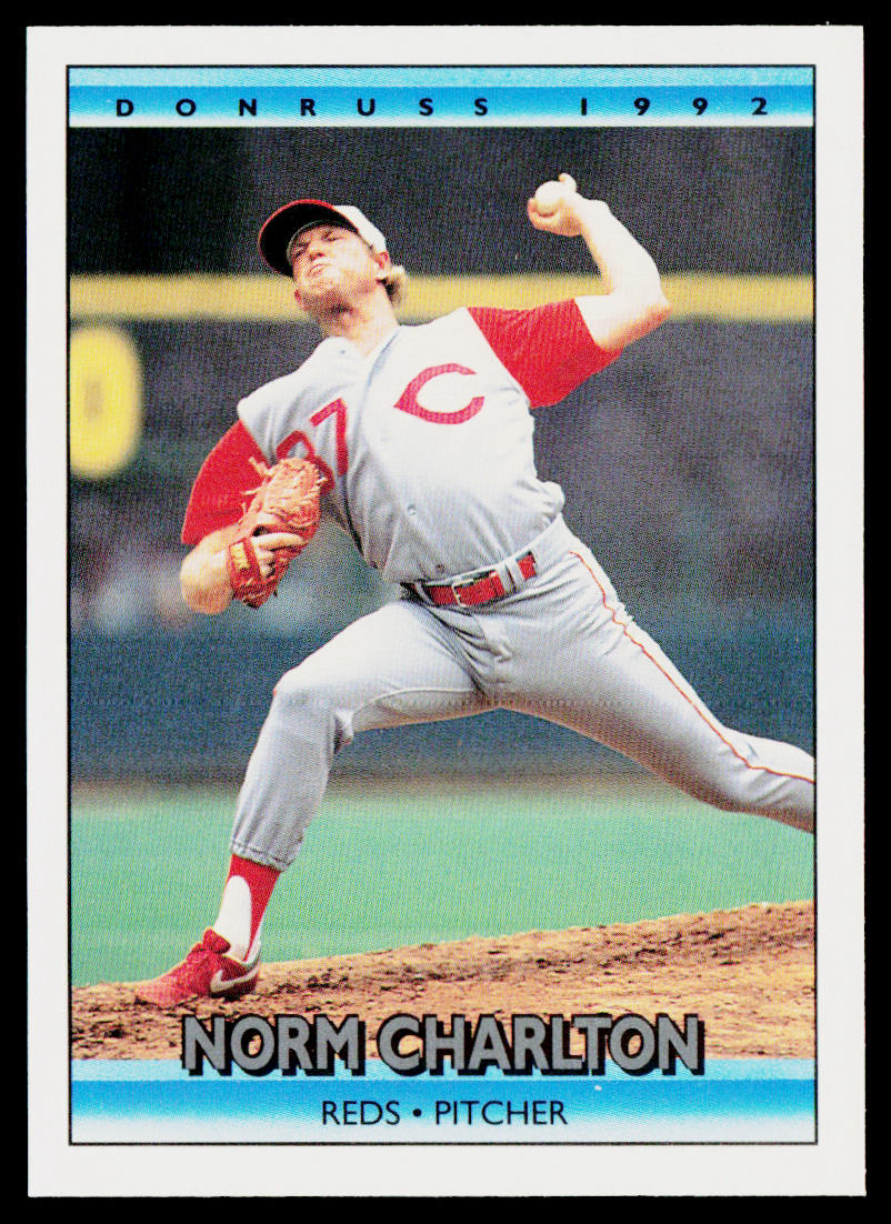 Norm Charlton 1992 Donruss #102b Cincinnati Reds