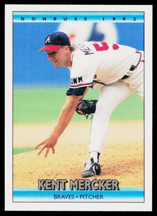 Kent Mercker 1992 Donruss #116b Atlanta Braves