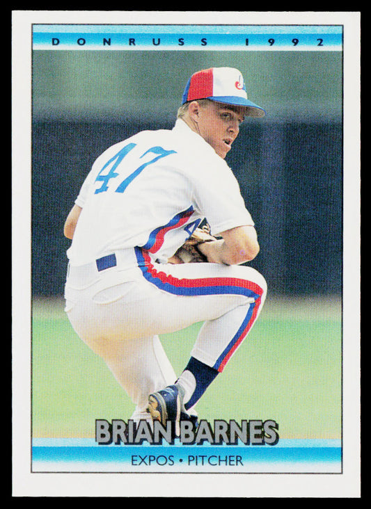 Brian Barnes 1992 Donruss #117 Montreal Expos