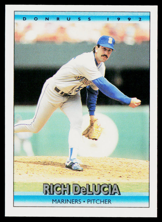 Rich DeLucia 1992 Donruss #118 Seattle Mariners