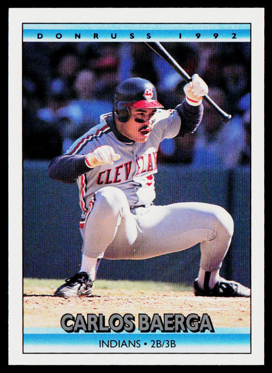 Carlos Baerga 1992 Donruss #120 Cleveland Indians