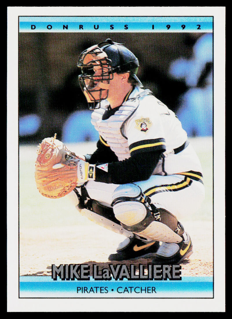 Mike LaValliere 1992 Donruss #121b Pittsburgh Pirates