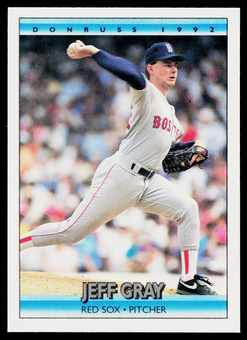 Jeff Gray 1992 Donruss #122 Boston Red Sox