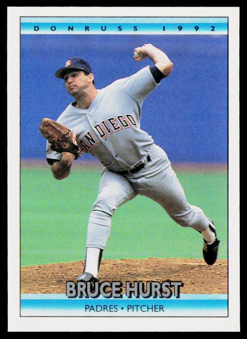 Bruce Hurst 1992 Donruss #123b San Diego Padres