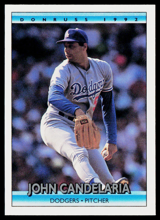 John Candelaria 1992 Donruss #125 Los Angeles Dodgers