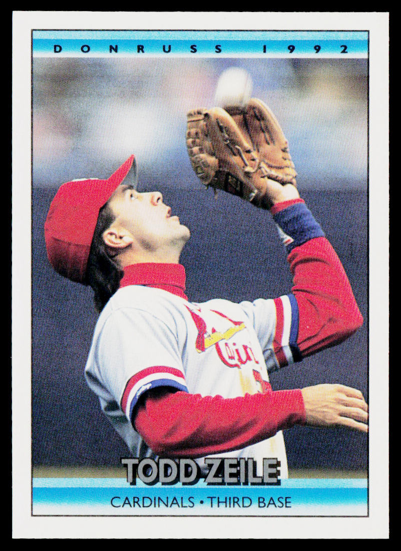 Todd Zeile 1992 Donruss #132b St. Louis Cardinals