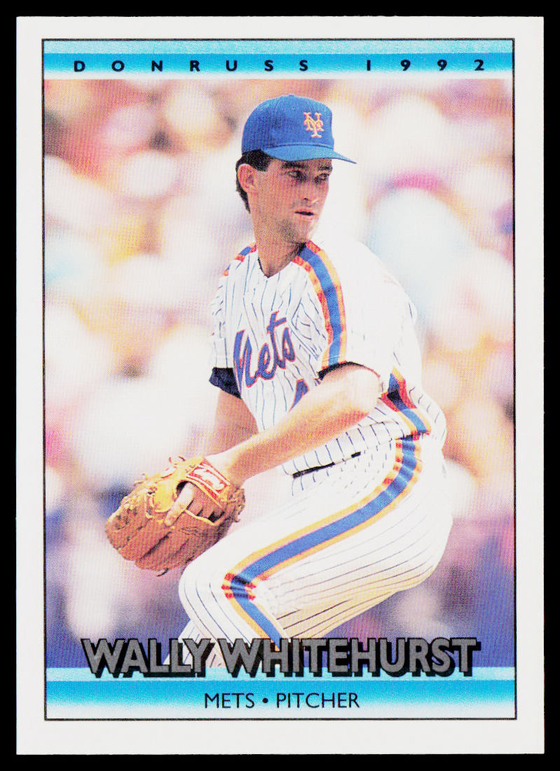 Wally Whitehurst 1992 Donruss #134 New York Mets