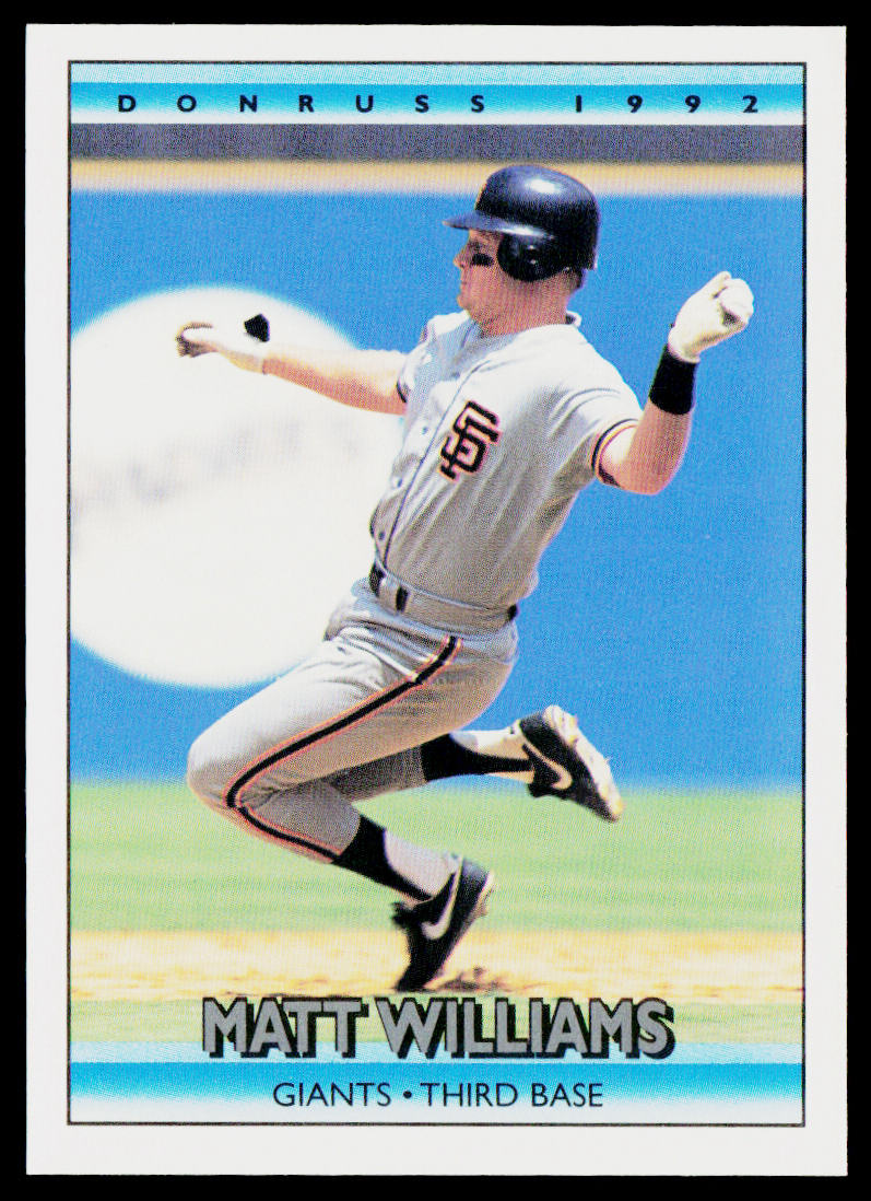Matt Williams 1992 Donruss #135b San Francisco Giants