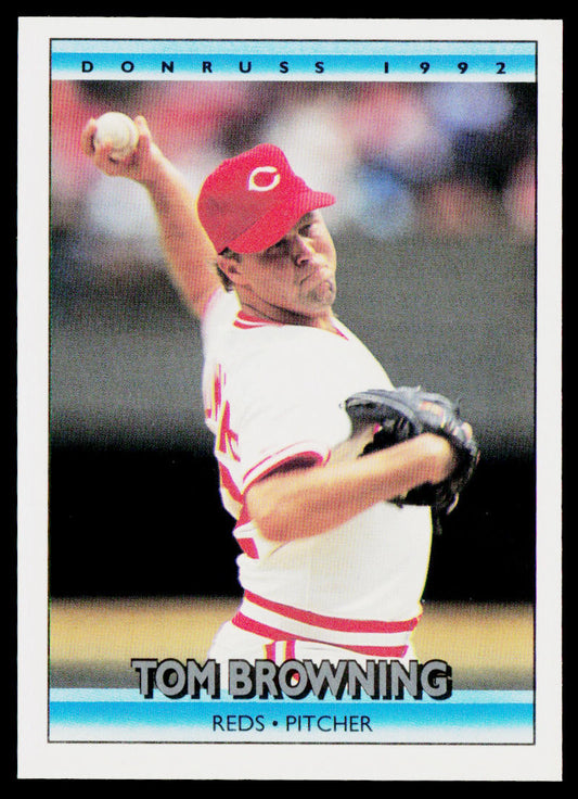 Tom Browning 1992 Donruss #136b Cincinnati Reds