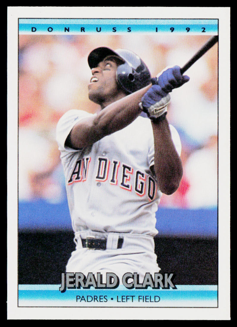 Jerald Clark 1992 Donruss #144b San Diego Padres