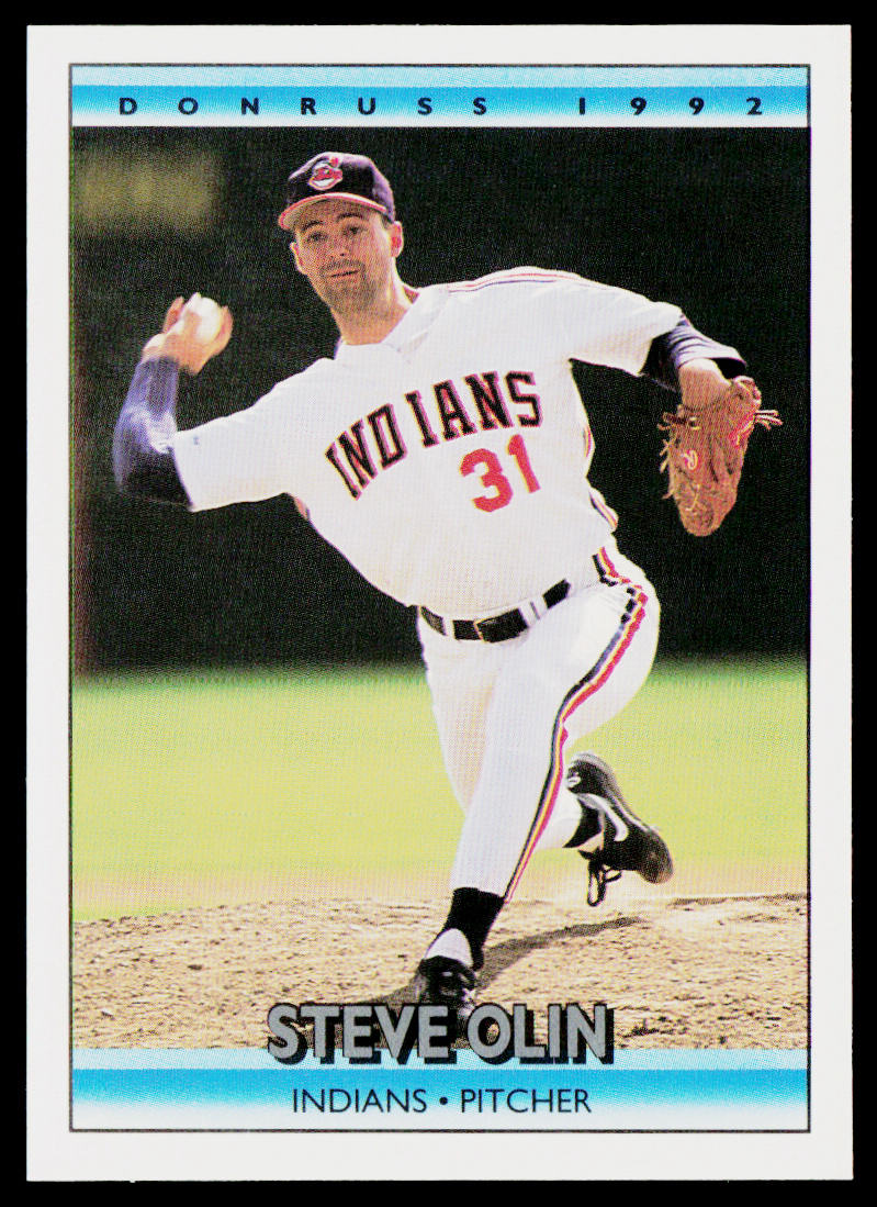 Steve Olin 1992 Donruss #151b Cleveland Indians