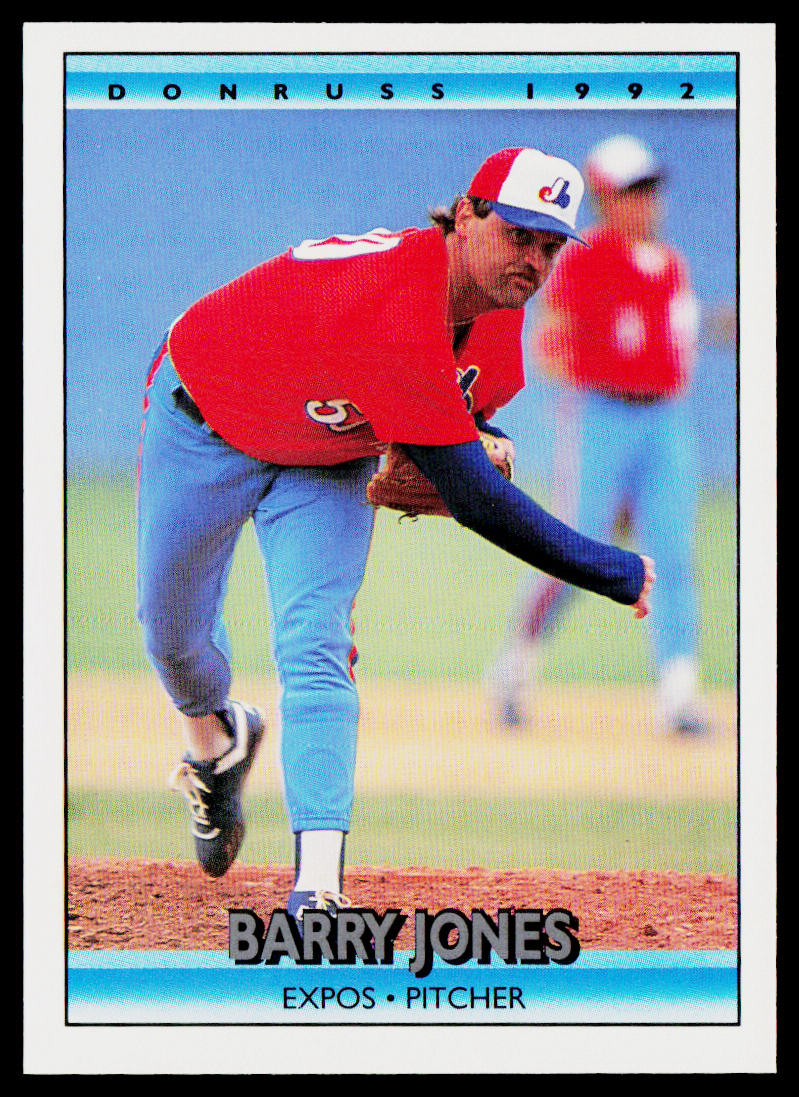 Barry Jones 1992 Donruss #155 Montreal Expos