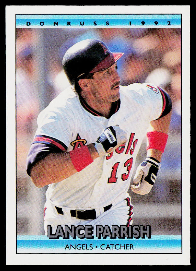 Lance Parrish 1992 Donruss #166b California Angels