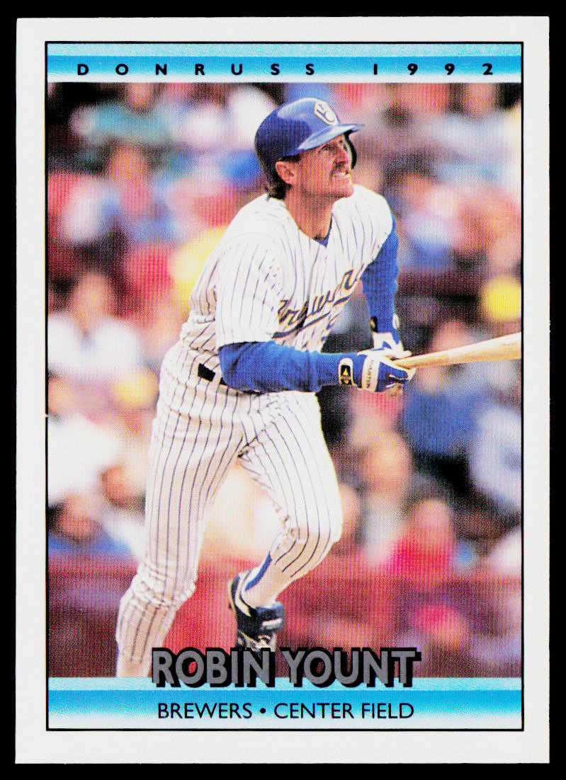 Robin Yount 1992 Donruss #173b Milwaukee Brewers