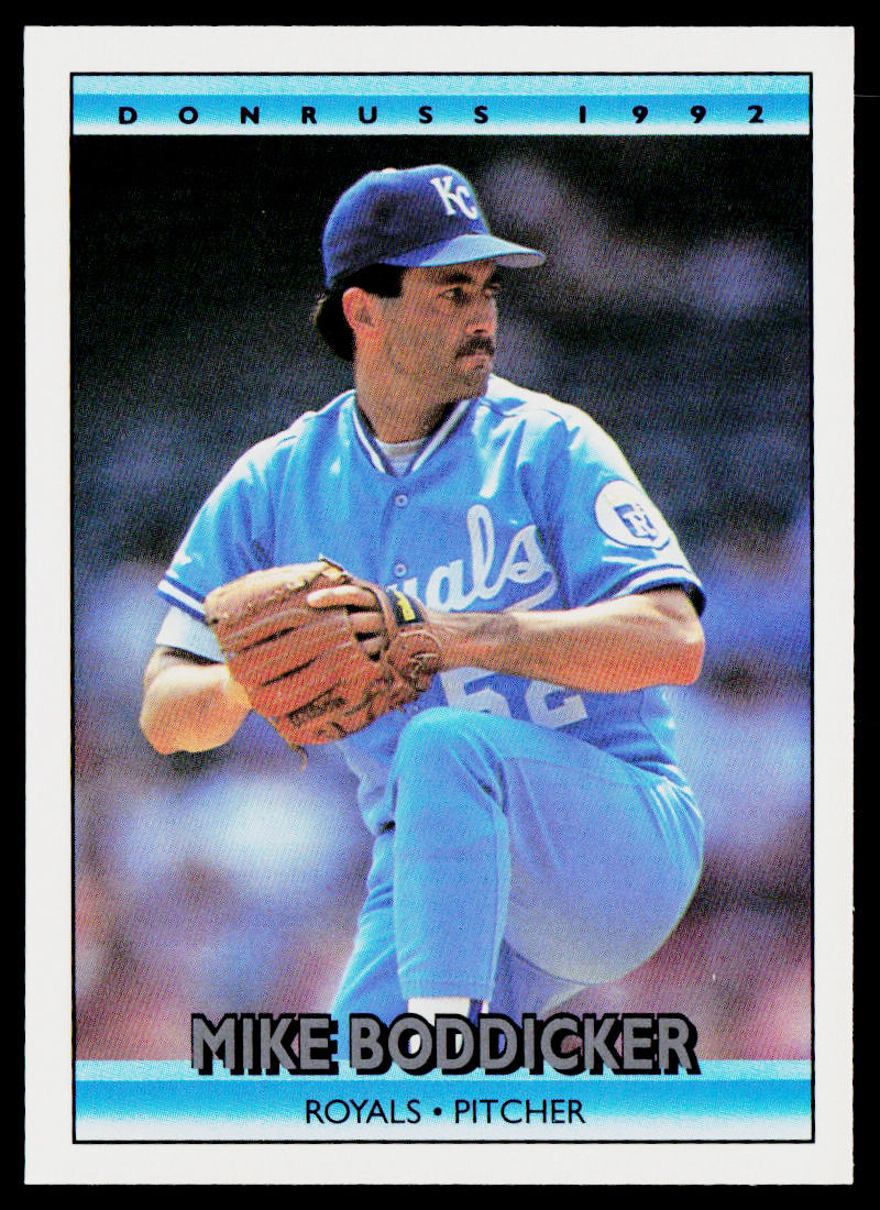 Mike Boddicker 1992 Donruss #176b Kansas City Royals