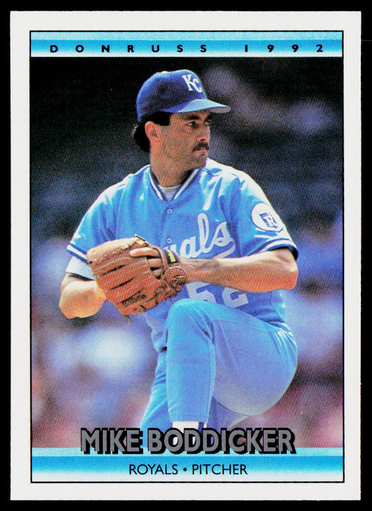 Mike Boddicker 1992 Donruss #176b Kansas City Royals