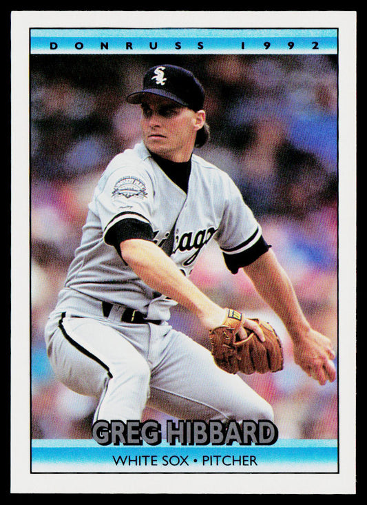 Greg Hibbard 1992 Donruss #178 Chicago White Sox