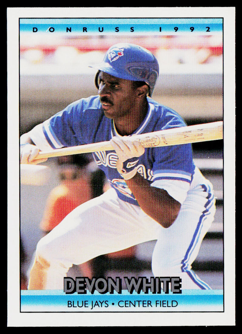 Devon White 1992 Donruss #180 Toronto Blue Jays
