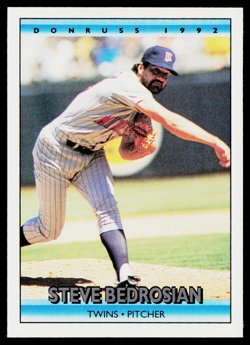 Steve Bedrosian 1992 Donruss #184b Minnesota Twins