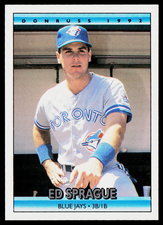 Ed Sprague 1992 Donruss #187 Toronto Blue Jays