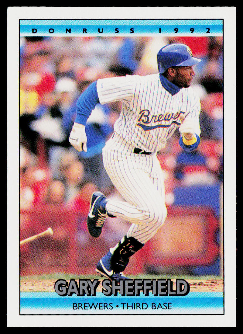 Gary Sheffield 1992 Donruss #192 Milwaukee Brewers