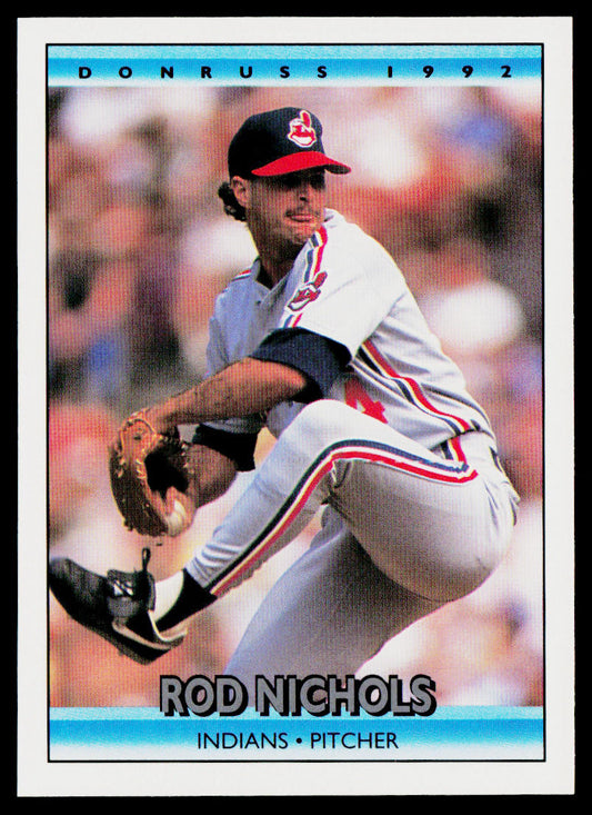 Rod Nichols 1992 Donruss #194b Cleveland Indians