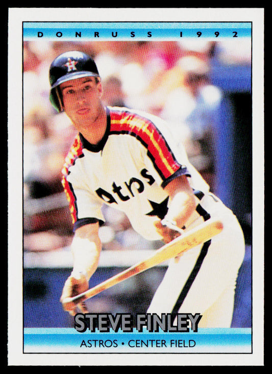 Steve Finley 1992 Donruss #197b Houston Astros