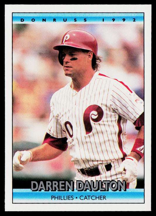 Darren Daulton 1992 Donruss #198 Philadelphia Phillies