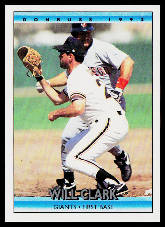Will Clark 1992 Donruss #214 San Francisco Giants
