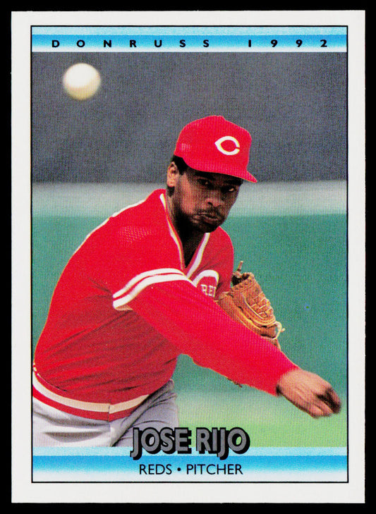 Jose Rijo 1992 Donruss #223b Cincinnati Reds