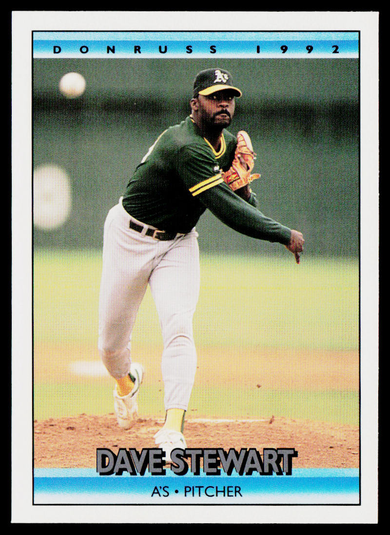 Dave Stewart 1992 Donruss #225 Oakland Athletics
