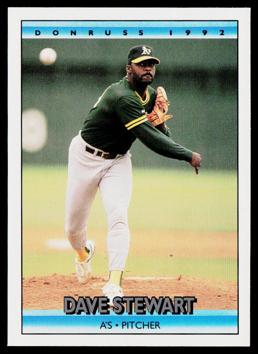 Dave Stewart 1992 Donruss #225 Oakland Athletics