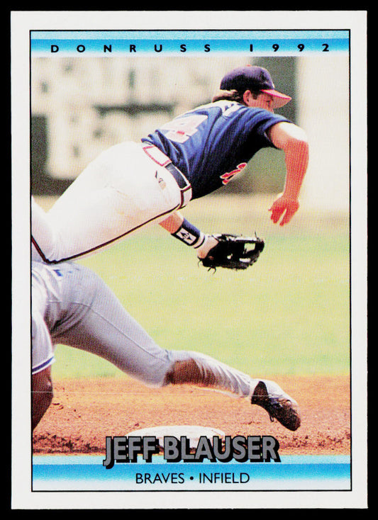 Jeff Blauser 1992 Donruss #228 Atlanta Braves