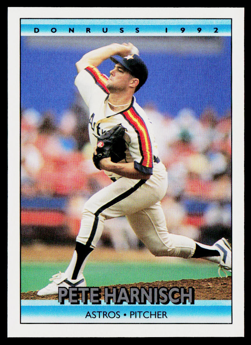 Pete Harnisch 1992 Donruss #235b Houston Astros