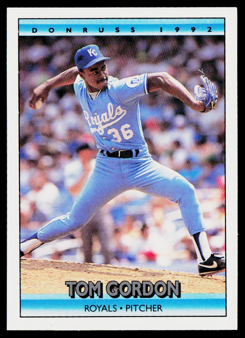 Tom Gordon 1992 Donruss #250 Kansas City Royals