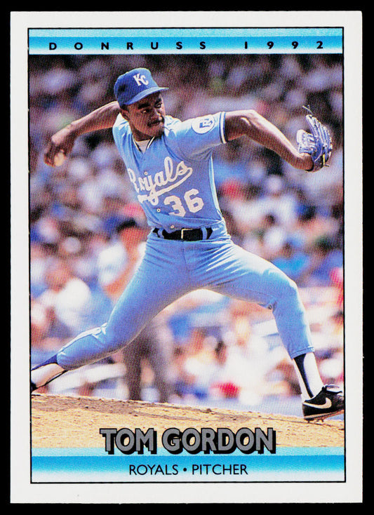 Tom Gordon 1992 Donruss #250 Kansas City Royals