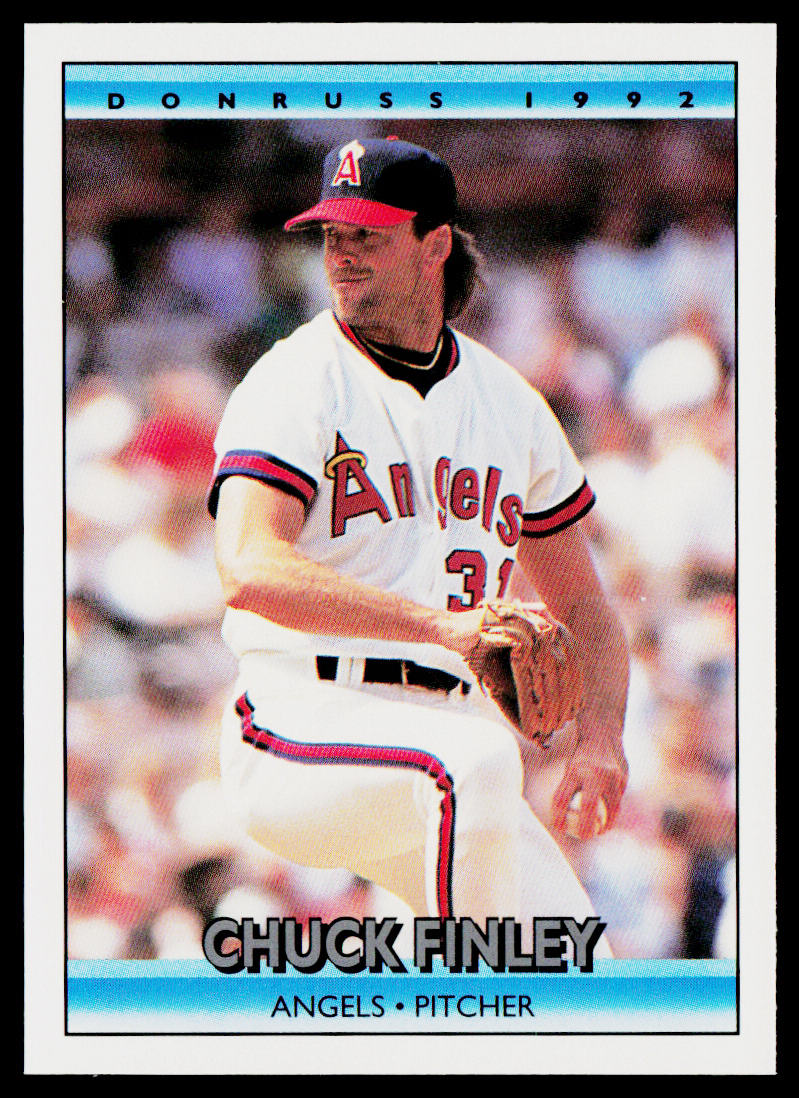 Chuck Finley 1992 Donruss #255 California Angels