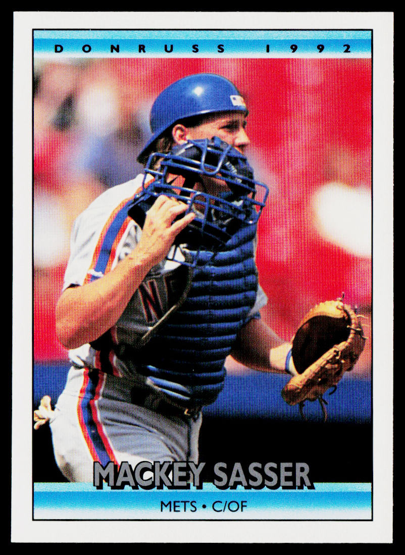 Mackey Sasser 1992 Donruss #256 New York Mets