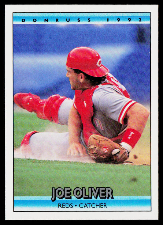 Joe Oliver 1992 Donruss #261b Cincinnati Reds