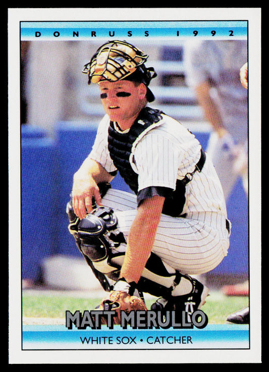 Matt Merullo 1992 Donruss #264b Chicago White Sox