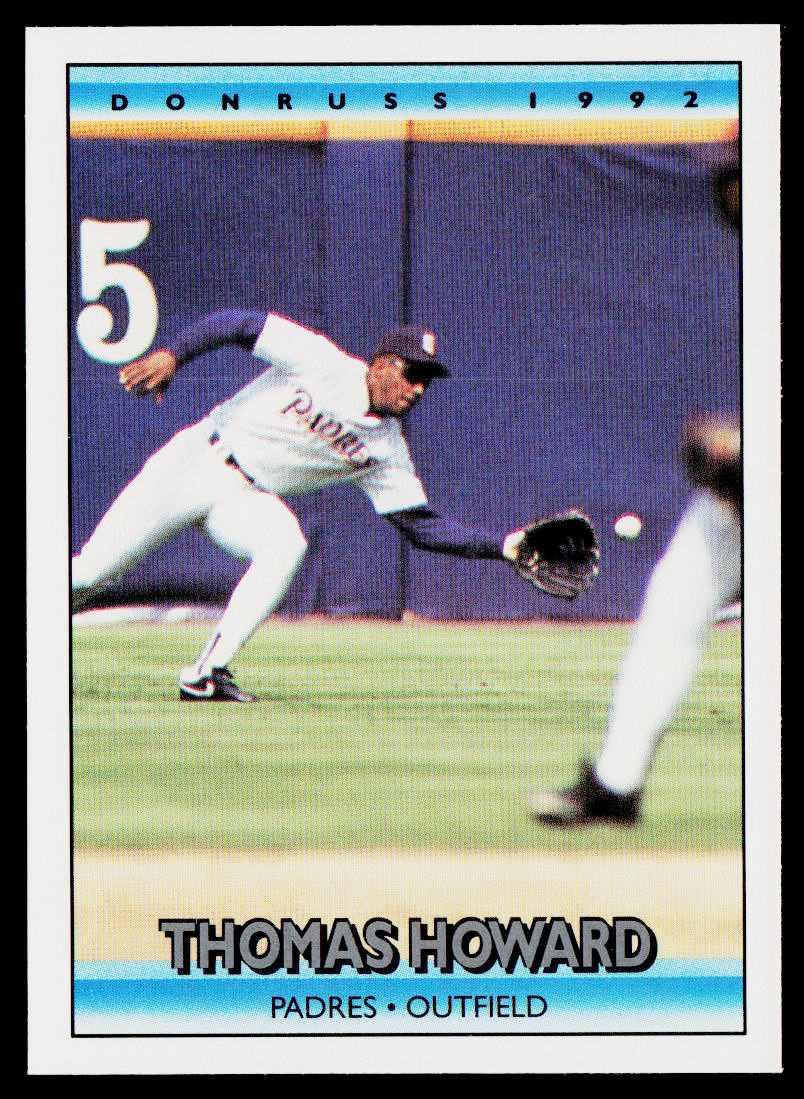 Thomas Howard 1992 Donruss #266 San Diego Padres