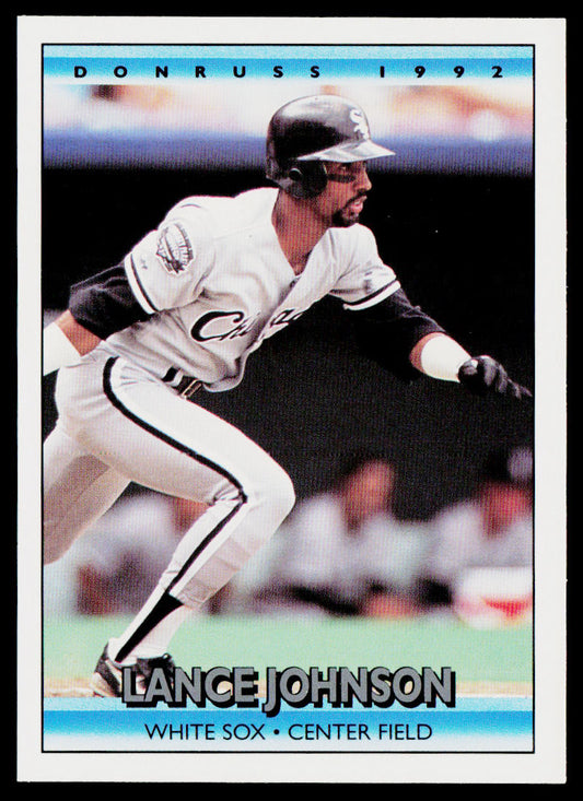 Lance Johnson 1992 Donruss #267 Chicago White Sox