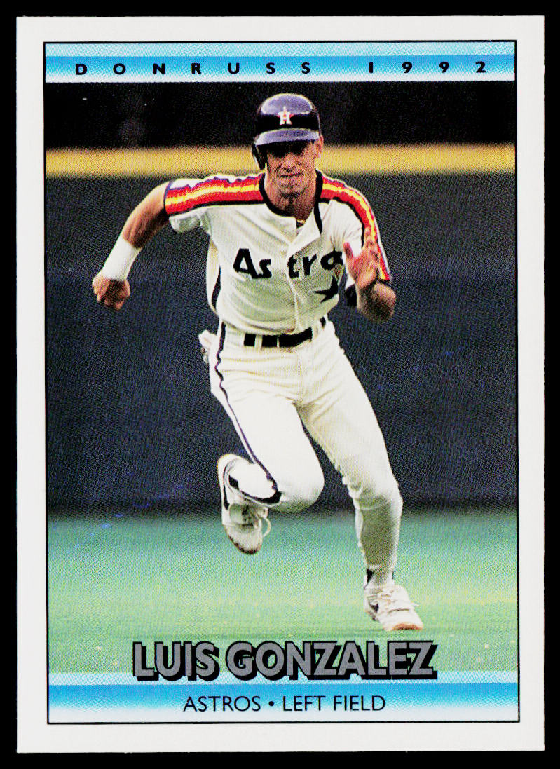 Luis Gonzalez 1992 Donruss #270 Houston Astros